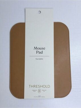 NEW Threshold Mouse Pad - Natural Brown Faux Leather Cork